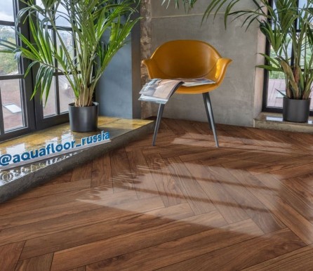 Кварцвиниловый ламинат AquaFloor Parquet Plus AF6024PQ 